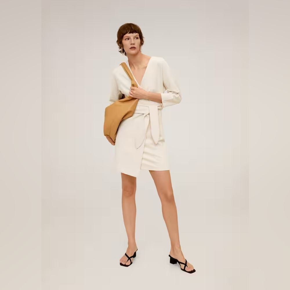 BELT WRAP DRESS MANGO